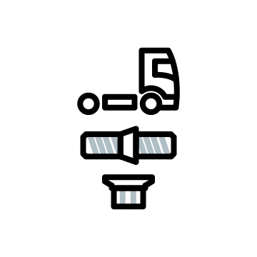 WHEEL STUDS & NUTS-FRONT